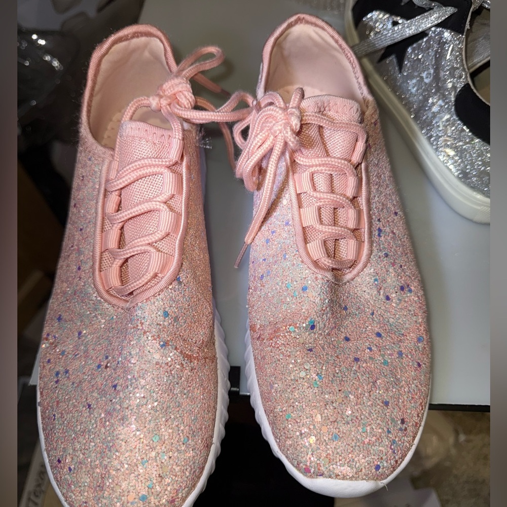 Forever 21 Glittery Pink Women Sneakers